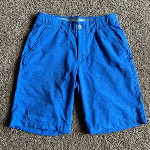 Under Armour Men's Royal Blue Flat-Front Performance Shorts